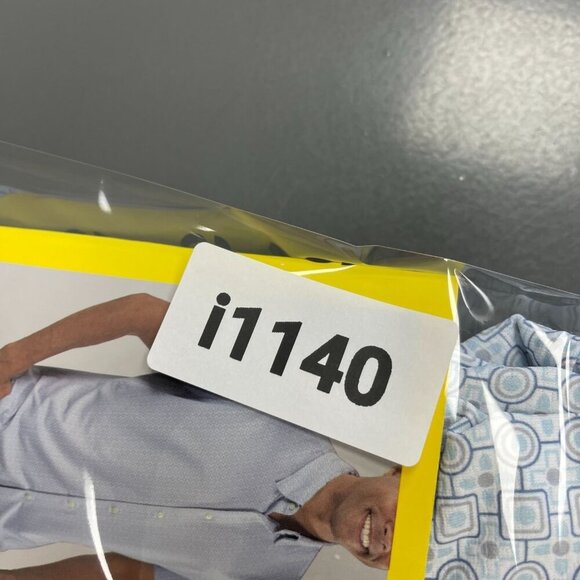 NEW Jachs New York Men's S Short Sleeved Shirt Geometric Pattern Polyester - Picture 8 of 8